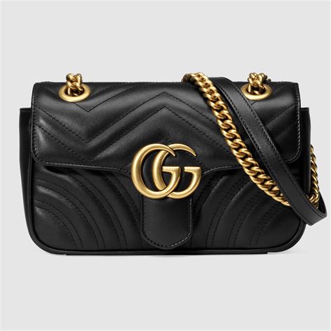 gucci mini marmont bag black|gucci marmont small price.